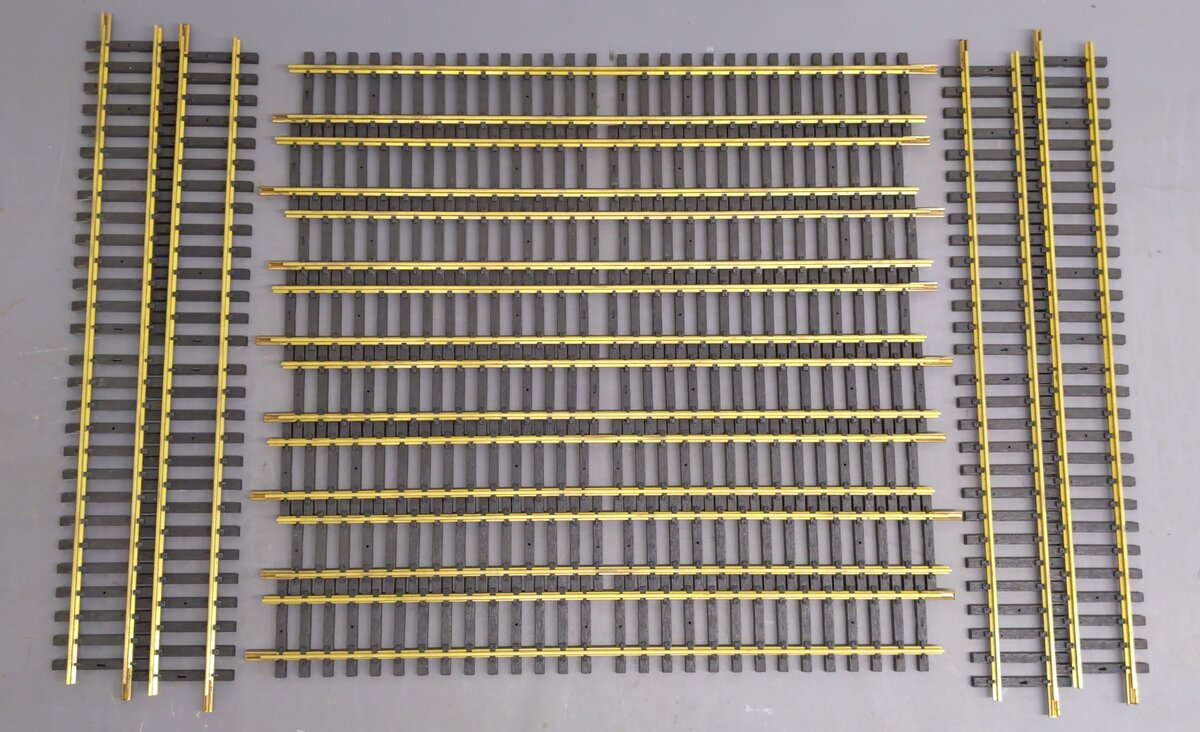 Aristo-Craft 30060 G Scale Brass 24 Inch USA Style Straight Track (12) EX/Box