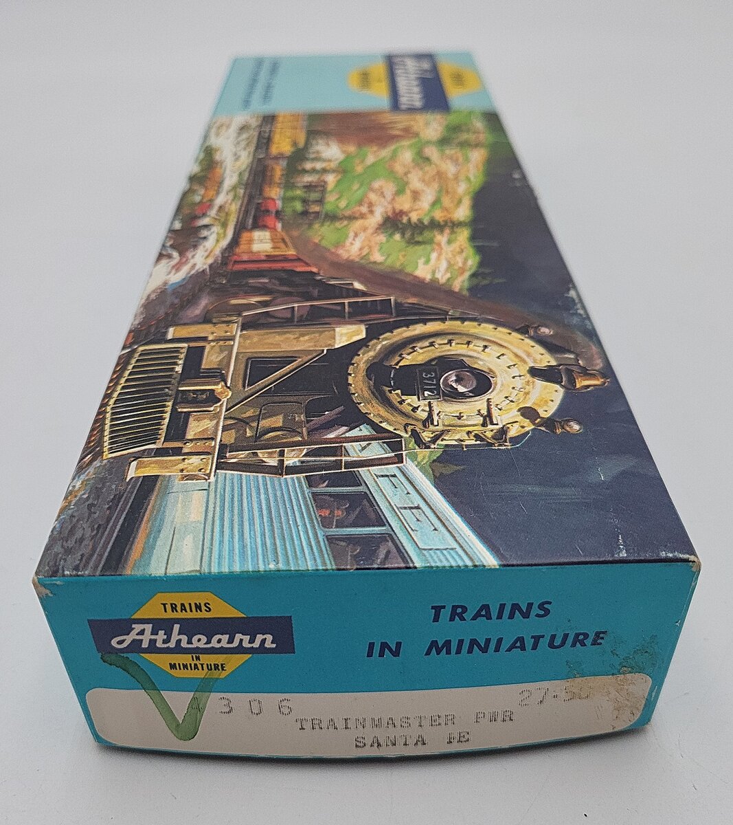 Athearn 4306 HO Scale Santa Fe Powered Diesel Locomotive #9873 VG/Box