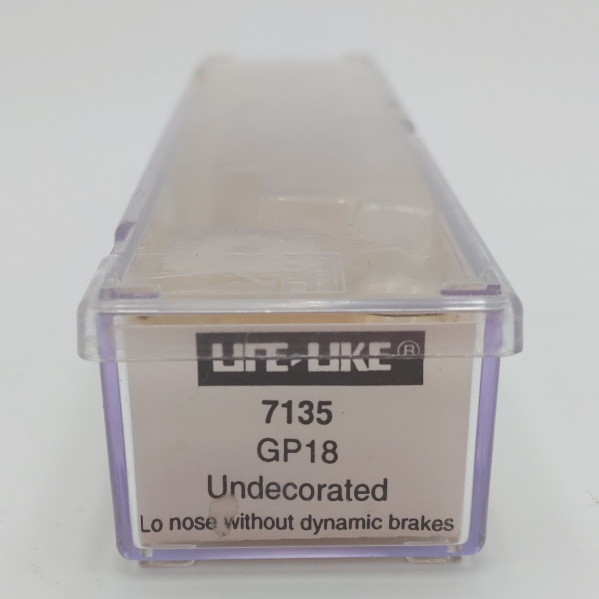 Life Like 7135 N Scale Undecorated GP18 Diesel Locomotive LN/Box
