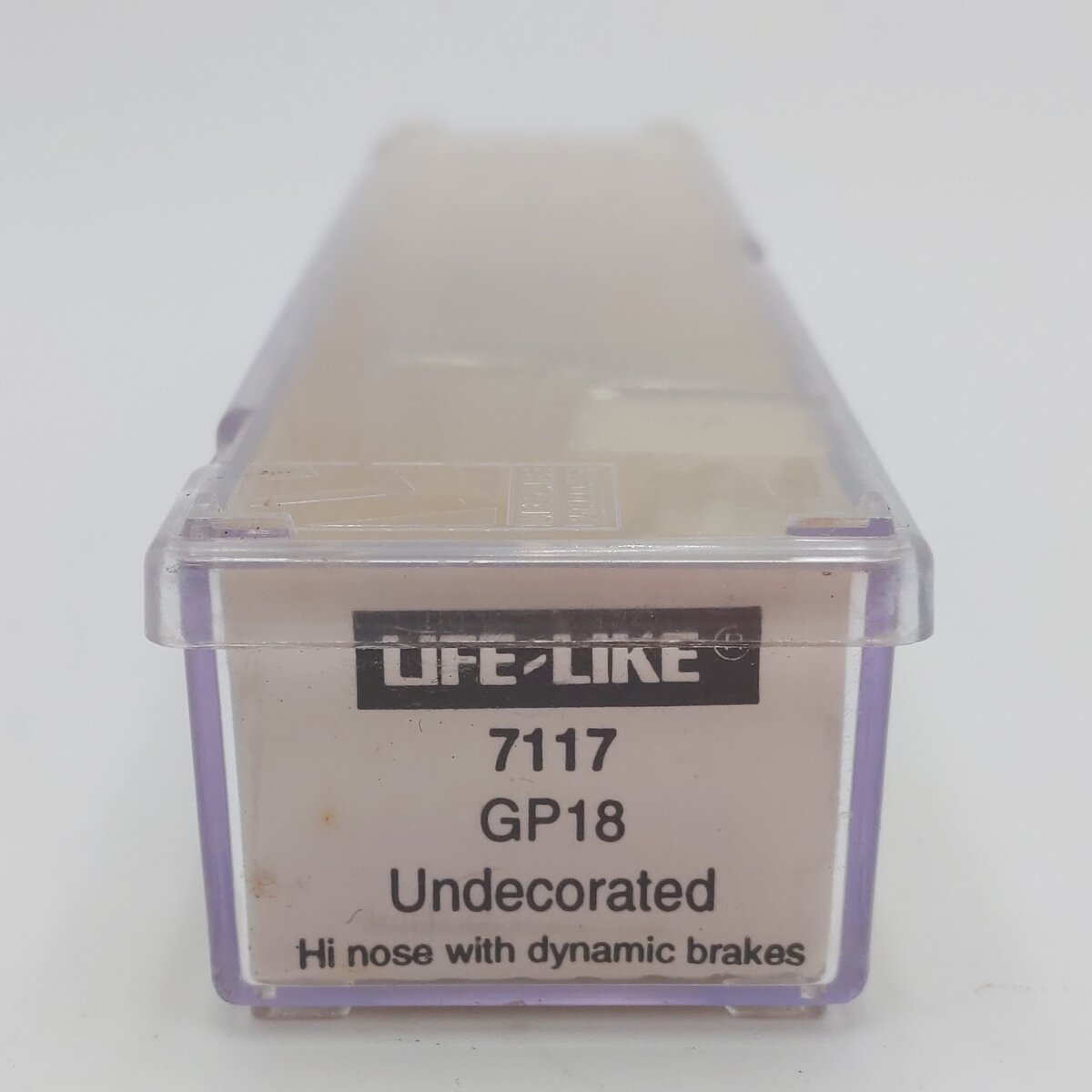 Life Like 7117 N Scale Undecorated GP18 Diesel Locomotive EX/Box