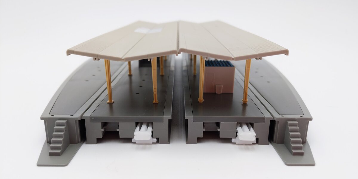 Kato 20-806 N Scale Island Platform Complete Set EX/Box