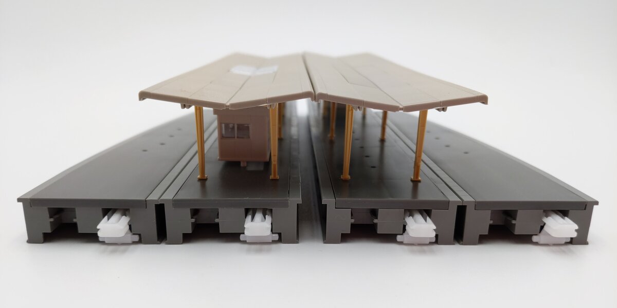 Kato 20-806 N Scale Island Platform Complete Set EX/Box
