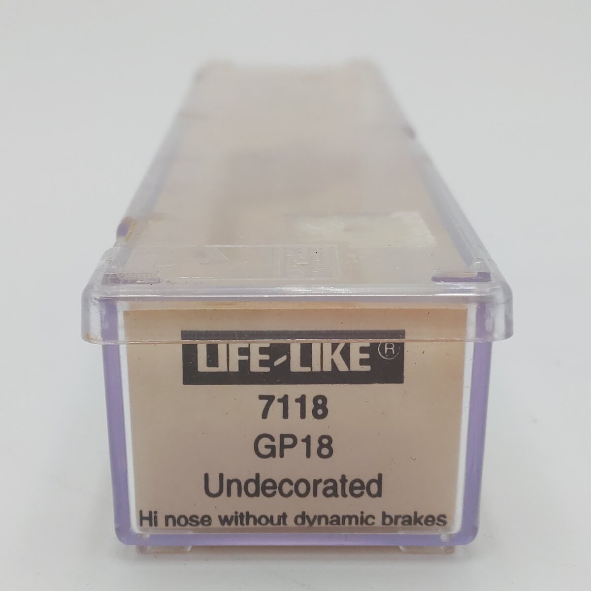 Life Like 7118 N Scale Undecorated GP18 Diesel Locomotive EX/Box