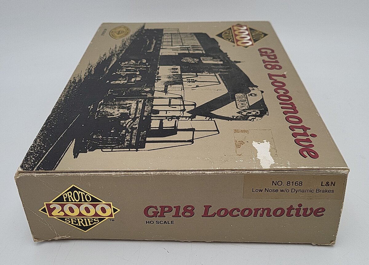 Proto 2000 8168 HO L&N GP18 Low Nose Locomotive without Dynamic Brakes-Assembled LN/Box
