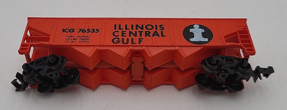 Model Power 3471 N Scale Illinois Central Gulf Hopper #76535 LN/Box