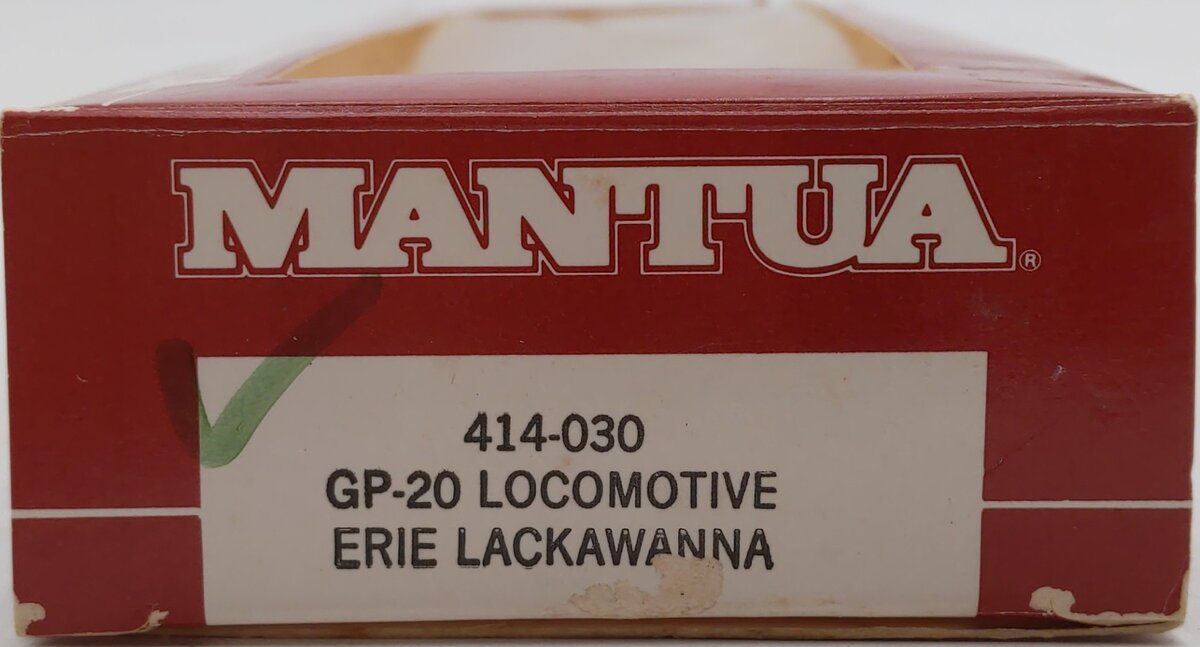 Mantua 414-030 HO Erie Lackawanna GP-20 Powered Diesel Locomotive #2405 LN/Box
