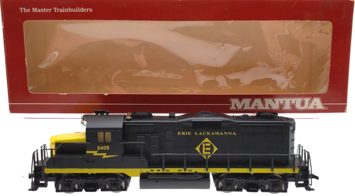 Mantua 414-030 HO Erie Lackawanna GP-20 Powered Diesel Locomotive #2405 LN/Box