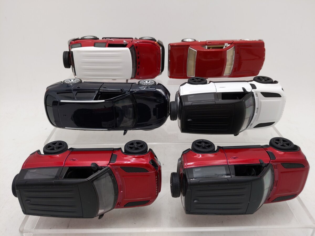 Kinsmart and Others 1:36 Assorted Cars [6] EX
