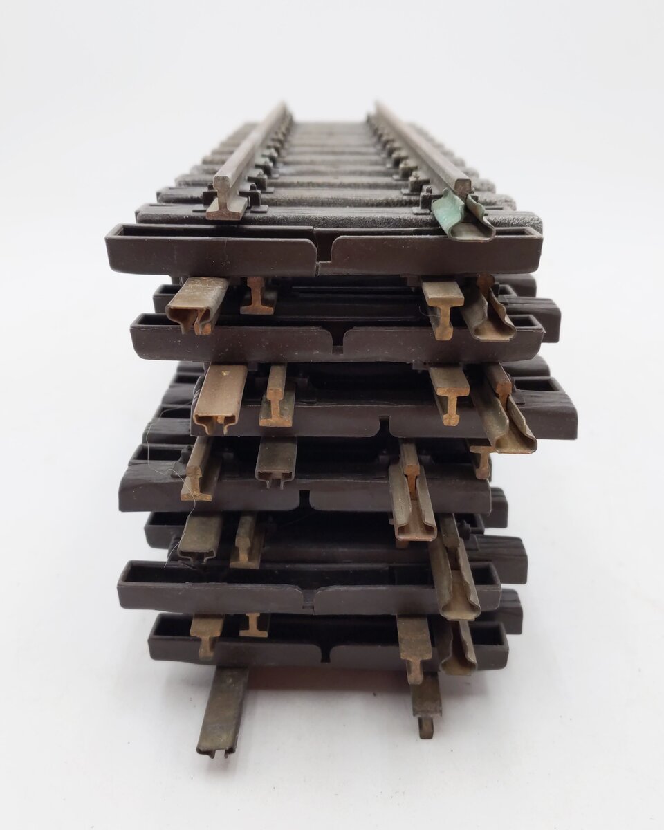LGB 10000 G Scale 12 Inch Brass Rail Straight Track Sections (Box of 12) VG/Box