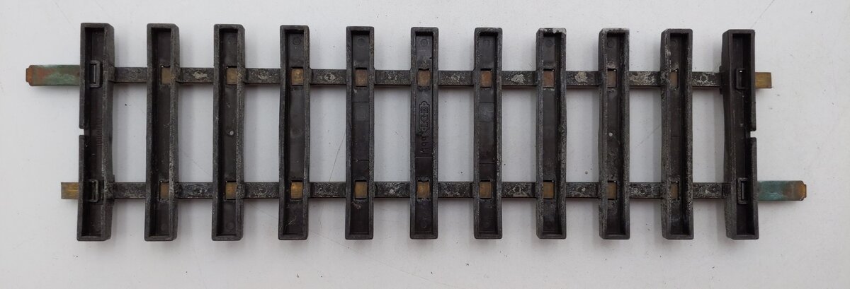 LGB 10000 G Scale 12 Inch Brass Rail Straight Track Sections (Box of 12) VG/Box
