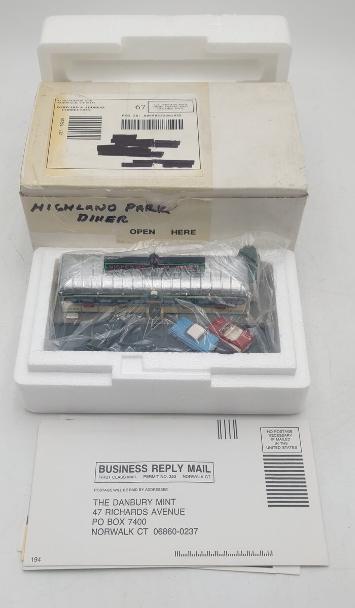 Danbury Mint 1993 Classic American Diner Series 