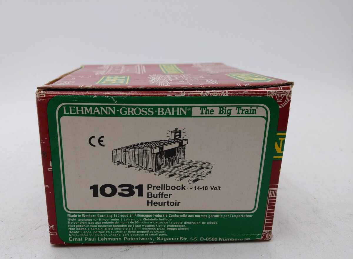 LGB 1031 G Scale Lighted Bumper LN/Box