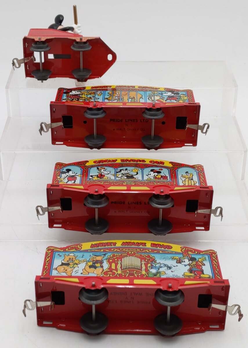 Pride Lines 1536 O Gauge Mickey's Circus Freight Car Set VG