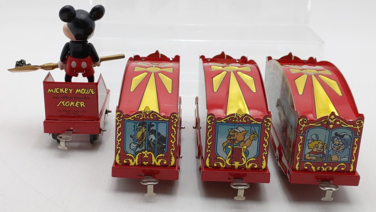 Pride Lines 1536 O Gauge Mickey's Circus Freight Car Set VG