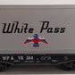 LGB 4085 G Scale WP&Y Flatcar w/Container (Plastic Wheels) #364 EX/Box