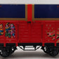 LGB 4021CT G The Christmas Train Red Gondola w/Blue Gift Box Load EX