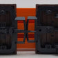 LGB 4050 G Scale Flatcars w/ Orange I-Beam Load EX