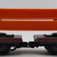 LGB 4050 G Scale Flatcars w/ Orange I-Beam Load EX