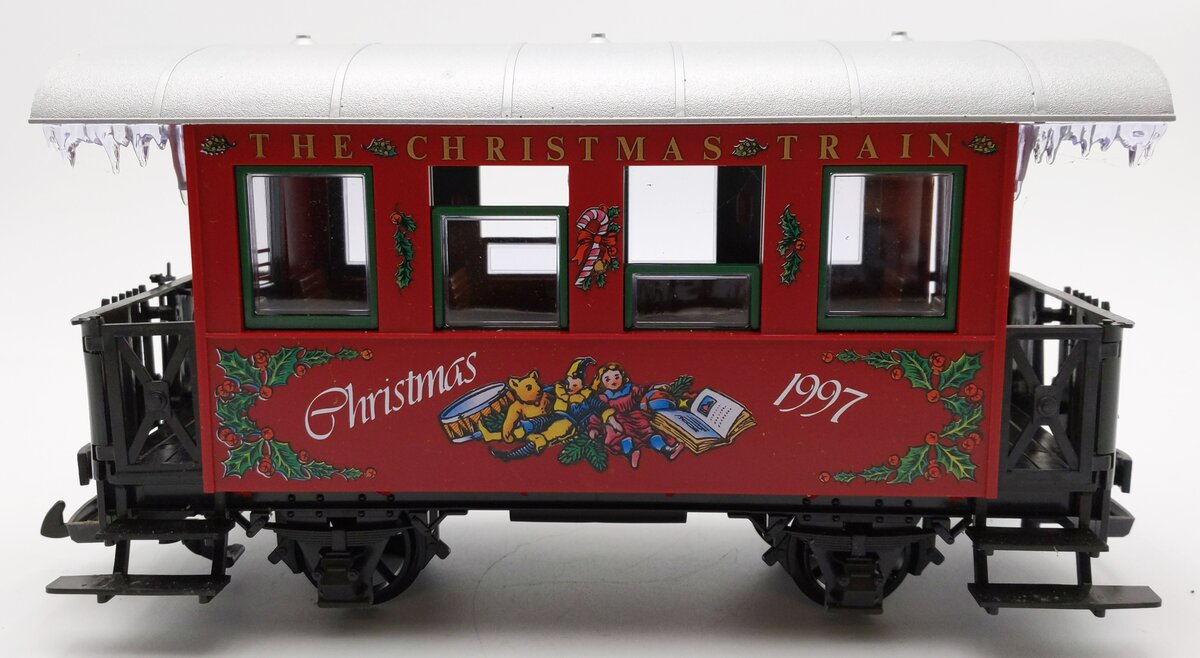 LGB 36077 G Scale 1977 Christmas Passenger Car EX