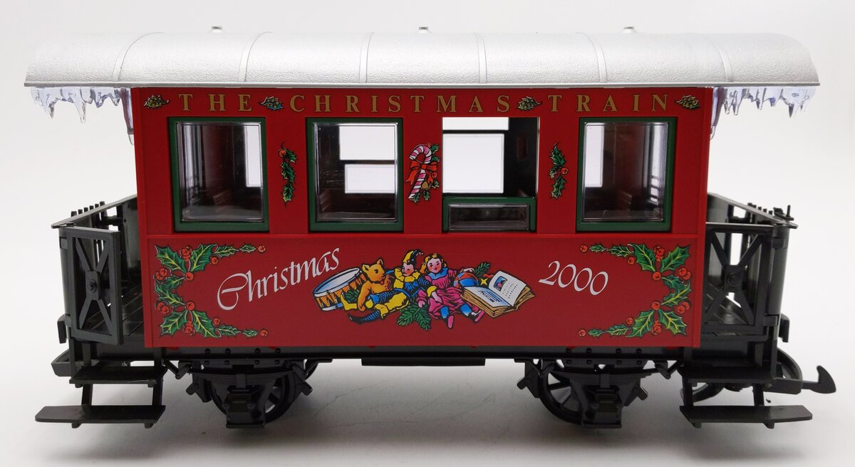 LGB 36075 G Scale 2000 Christmas Passenger Car EX
