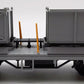 LGB 40140 RhB Refuse Manual Dump Car w/2 Containers #9040 EX