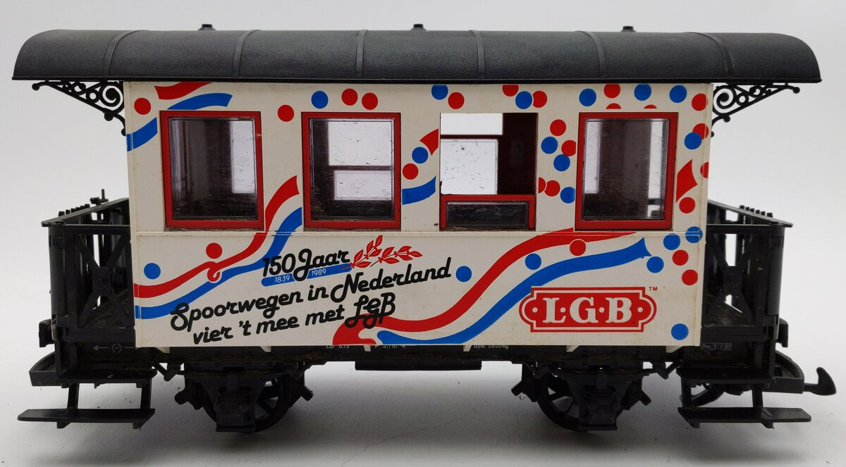 LGB 3007OS G Scale 150 Year Anniversary Passenger Car VG/Box