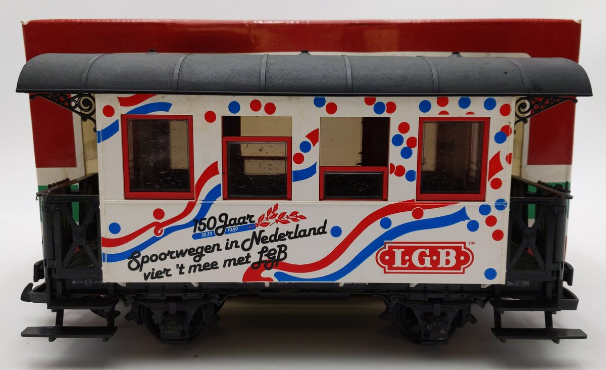LGB 3007OS G Scale 150 Year Anniversary Passenger Car VG/Box