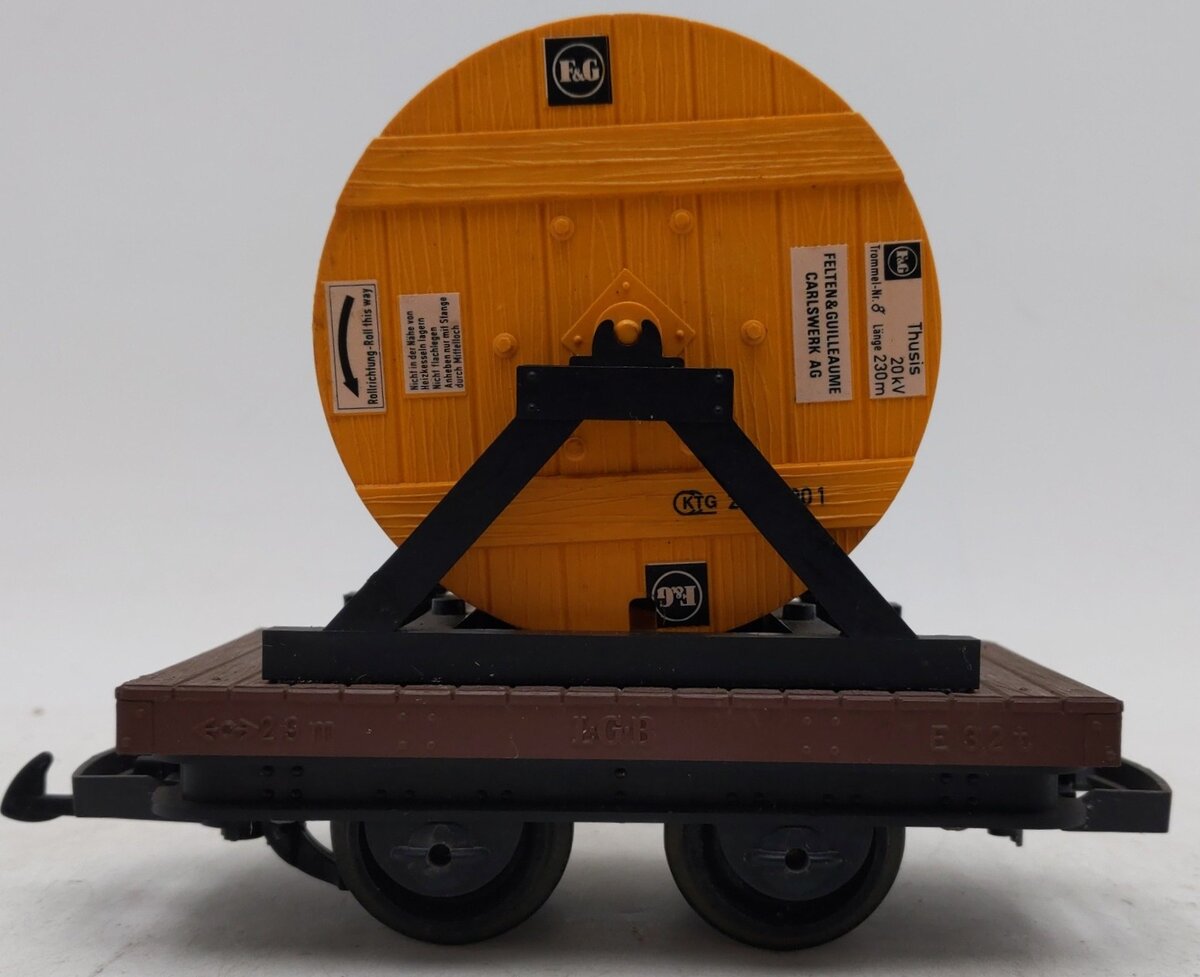 LGB 4046 G Flatcar with Cable Reel EX