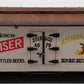LGB 4070 G Scale Budweiser Woodside Reefer Car #4070 VG