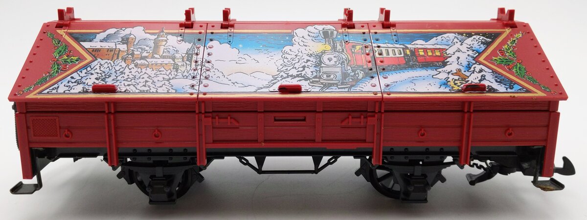 LGB 45110 G Scale Covered Christmas Gondola EX
