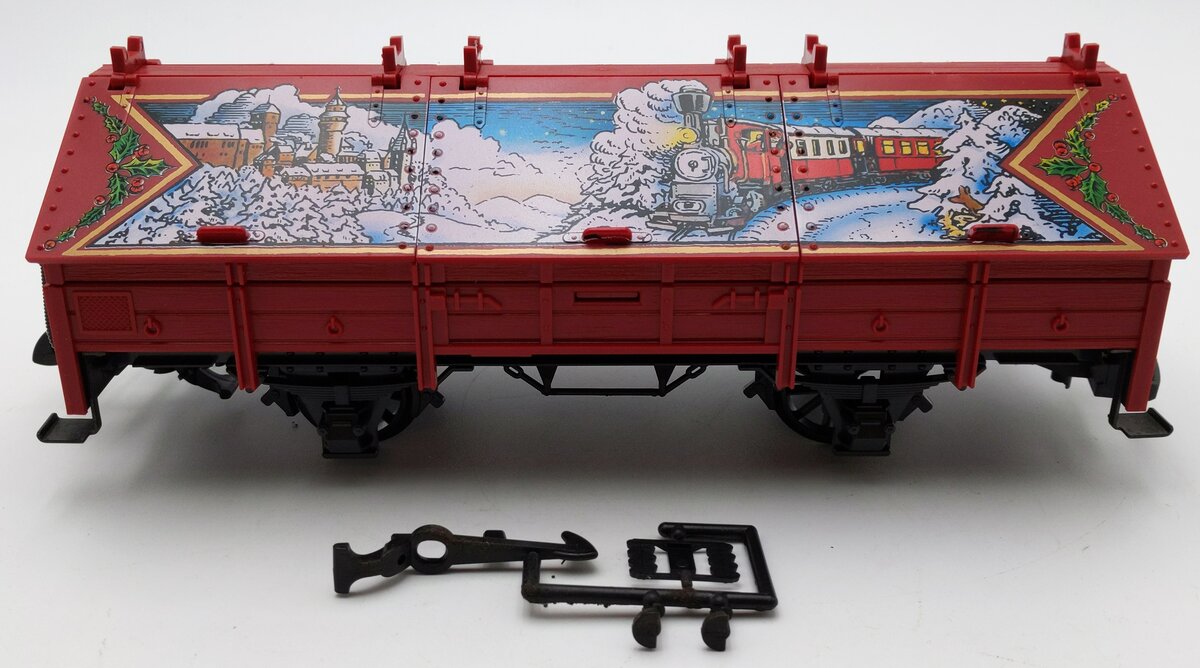 LGB 45110 G Scale Covered Christmas Gondola EX