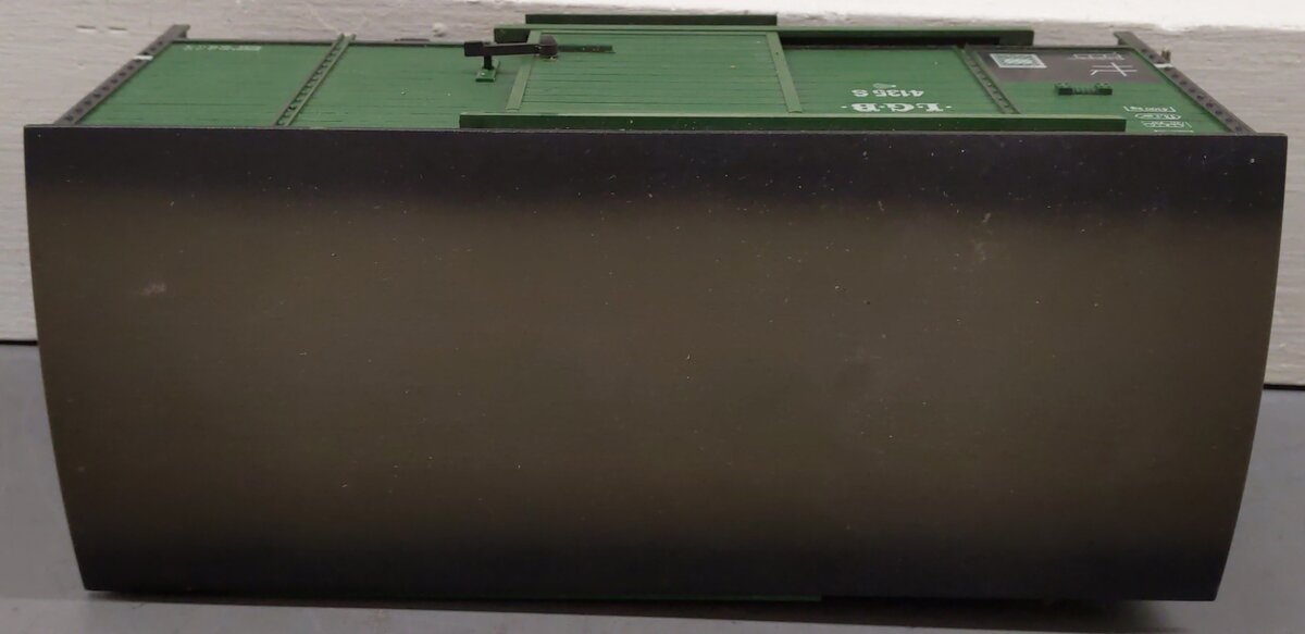 LGB 4135S G Scale Boxcar with Steam Sounds VG