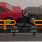 LGB 4059 G Scale Flatcar w/ 2 Mercedes Automobiles VG