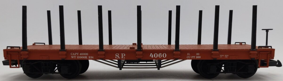 LGB 4060 G Scale Southern Pacific Flatcar w/Stakes #4060 EX