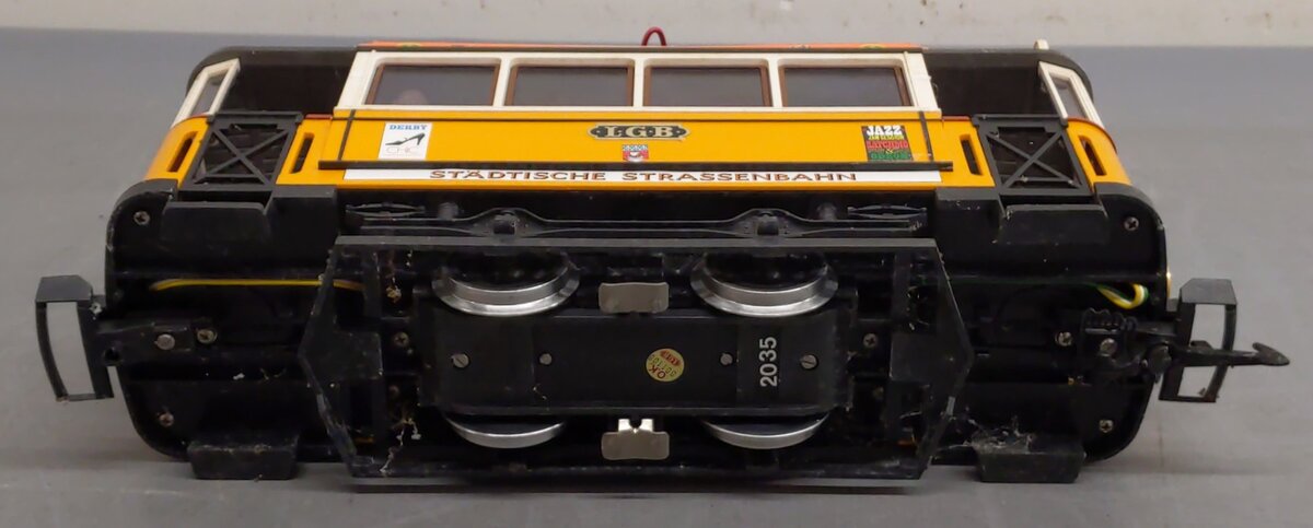 LGB 2035 G Scale Jagermeister Streetcar/Trolley VG/Box