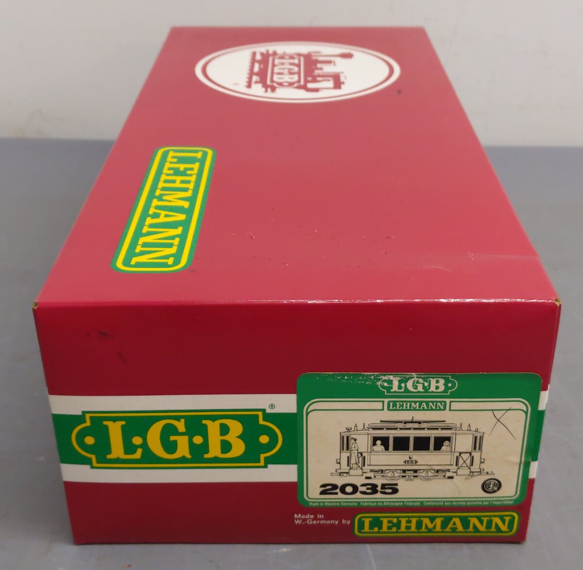LGB 2035 G Scale Jagermeister Streetcar/Trolley VG/Box
