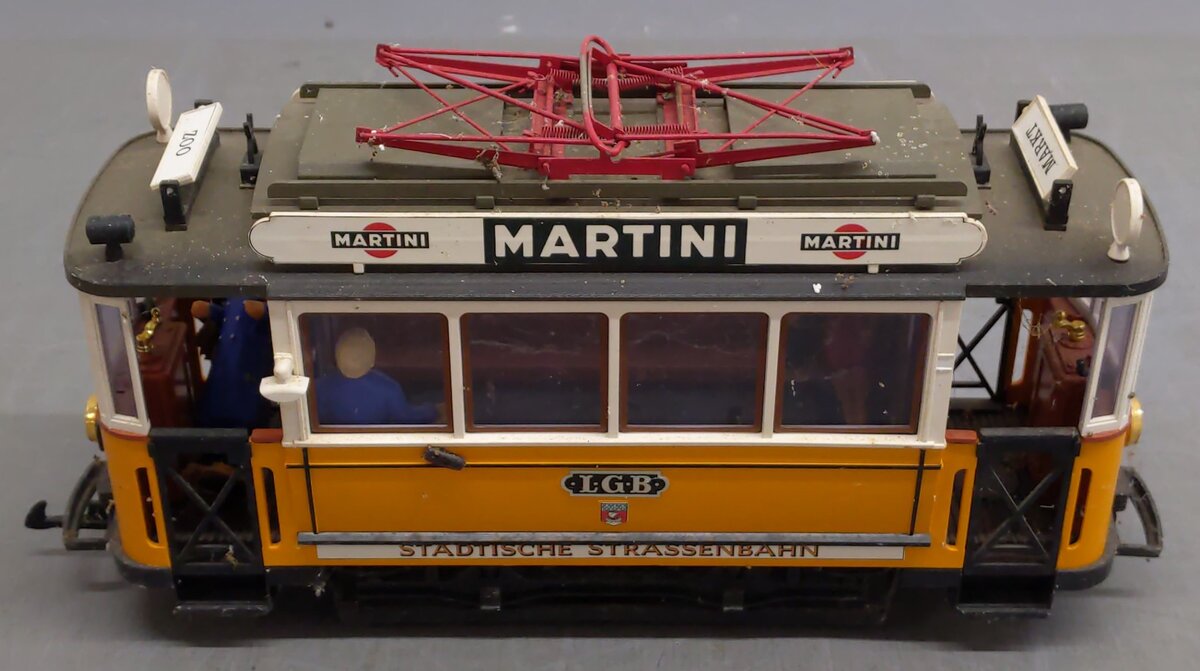 LGB 2035 G Scale Jagermeister Streetcar/Trolley VG/Box