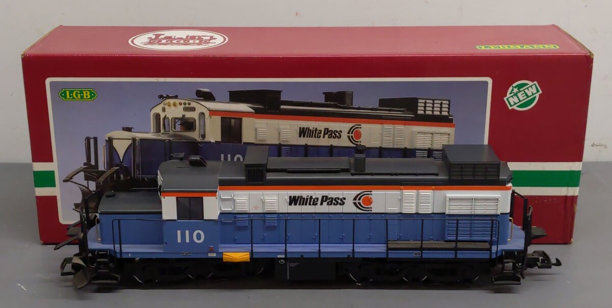 LGB 2055 G Scale White Pass Diesel Engine #110 EX/Box