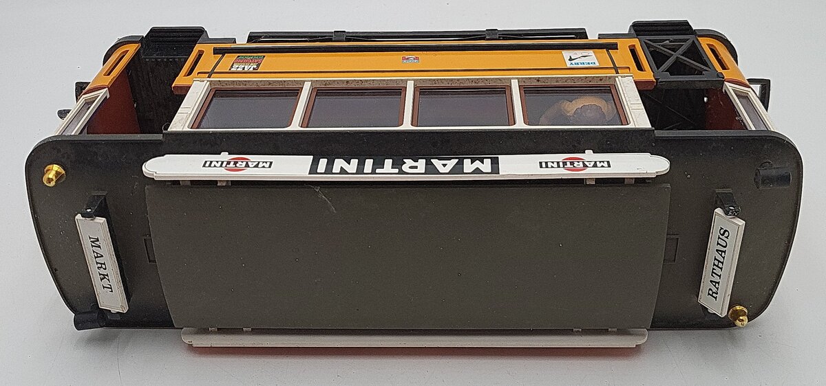 LGB 3500 G Jagermeister Yellow Non-Powered Streetcar/Trolley VG/Box