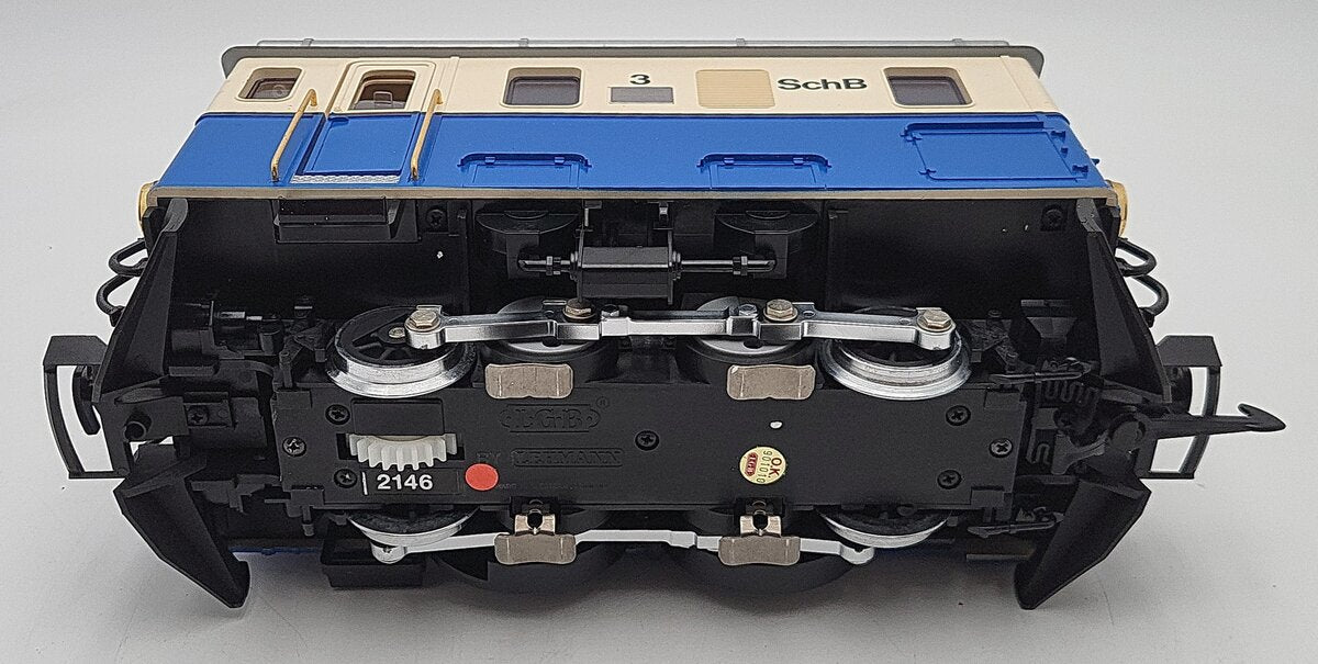 LGB 2146 G Scale SchB Blue and White Electric Locomotive EX/Box