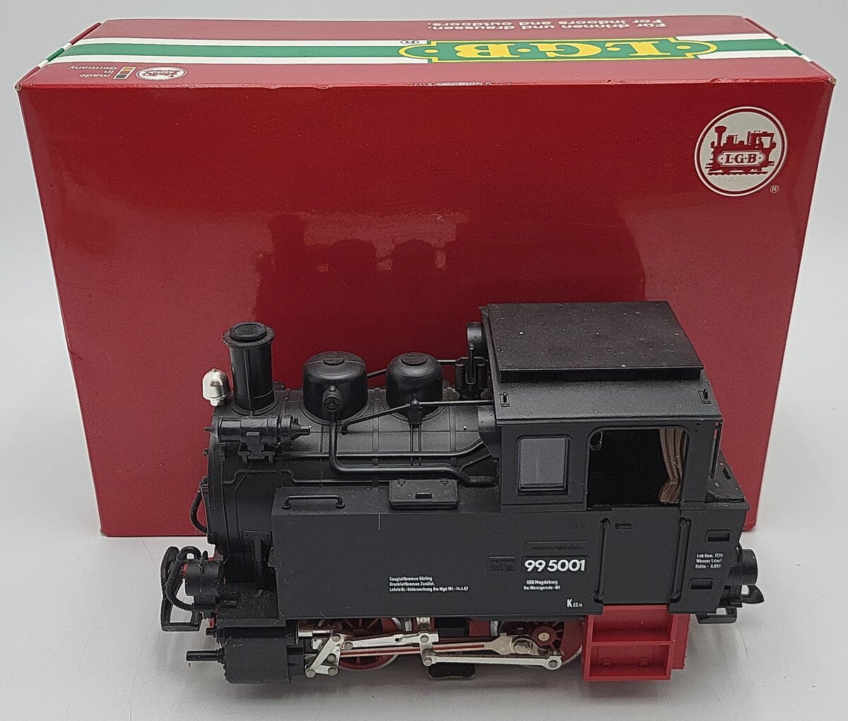 LGB 20761 G Scale 0-4-0 Steam Locomotive #995005 EX/Box
