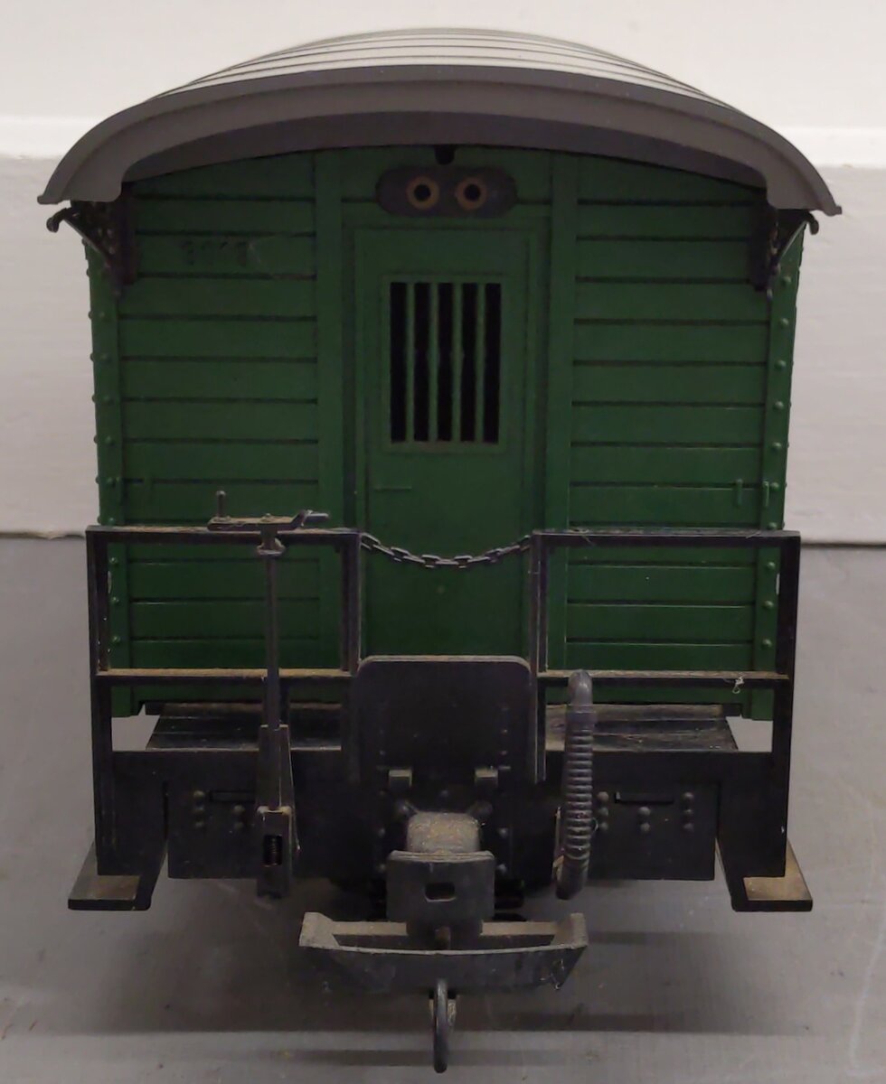 LGB 3019 G Scale Mail Post Car with Lights (Metal Wheels) EX