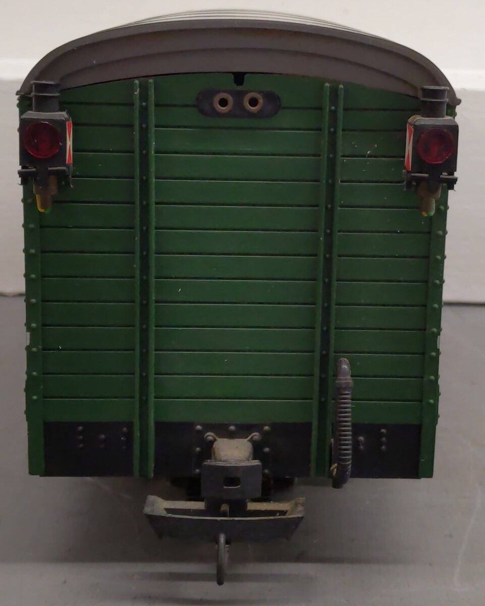 LGB 3019 G Scale Mail Post Car with Lights (Metal Wheels) EX