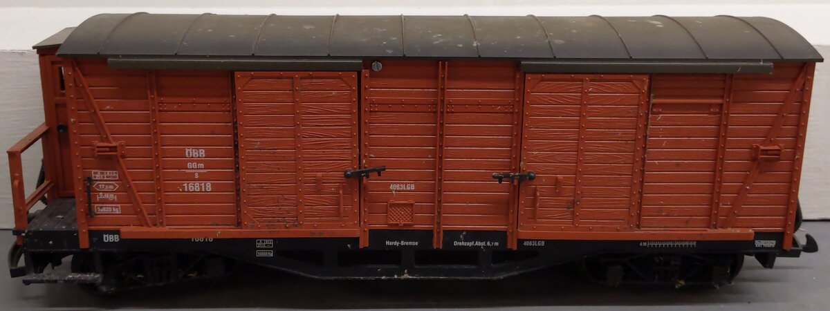 LGB 16818 G Scale 2-Door Reefer Car VG