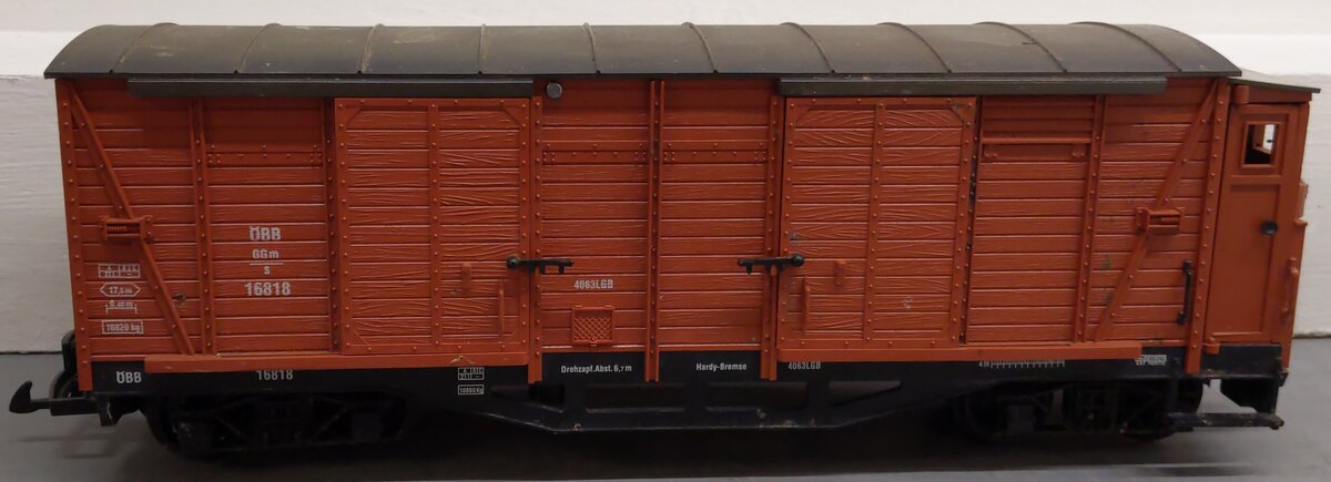 LGB 16818 G Scale 2-Door Reefer Car VG