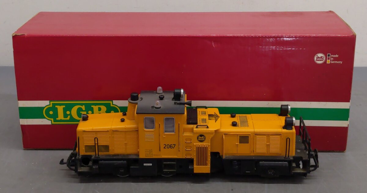 LGB 20670 G Scale Track Cleaning Diesel Locomotive #2067 VG/Box
