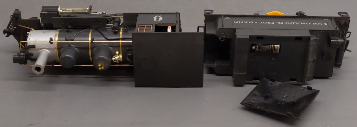 LGB 2019S G Scale Colorado & Southern Mogul Steam Locomotive & Tender #6 EX/Box