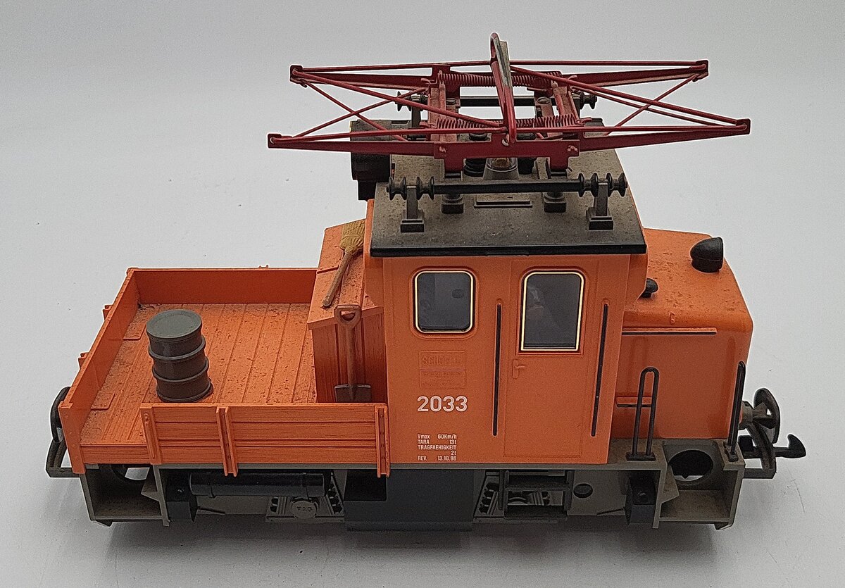 LGB 2033 G Scale Small 0-4-0 Electric Work Train Locomotive #2033 VG