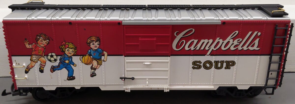 LGB 4191CS G Scale Campbell's Soup Kids Box Car VG