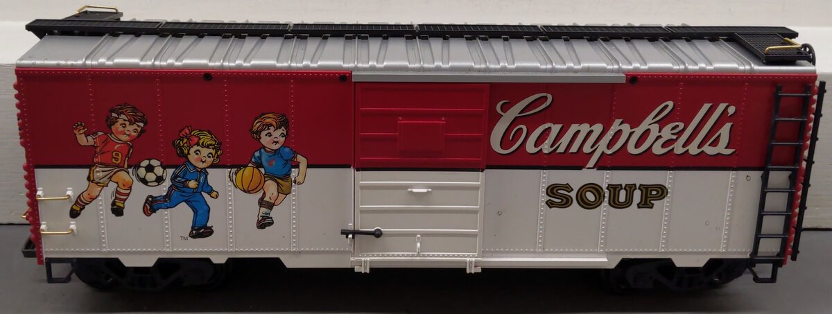 LGB 4191CS G Scale Campbell's Soup Kids Box Car VG